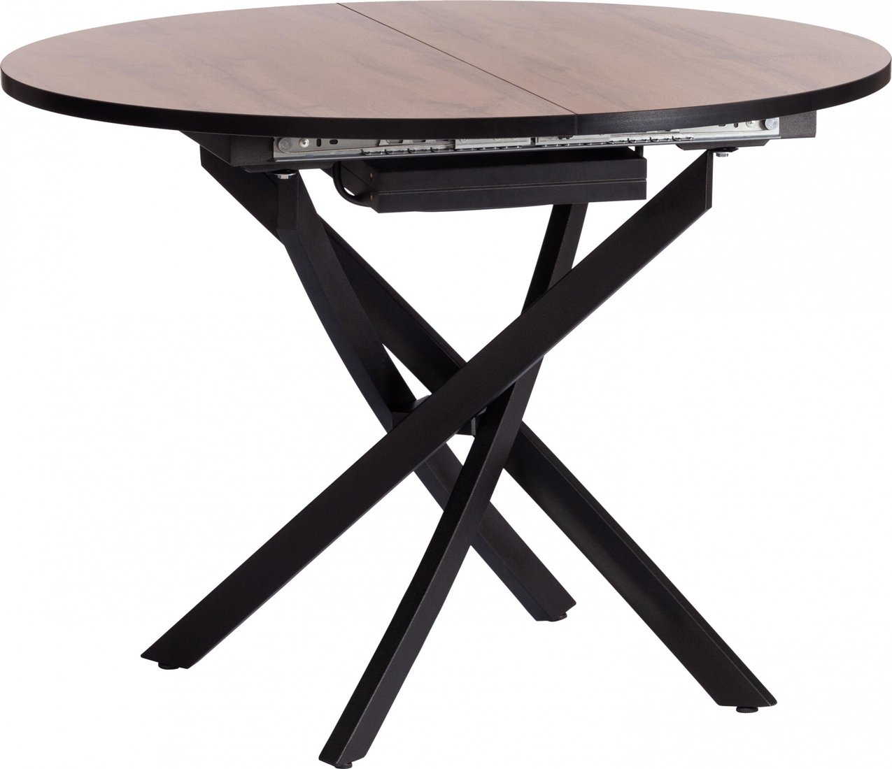 

Кухонный стол TetChair Manzana 100x100+30x75 (дуб вотан/черный)