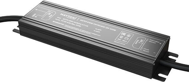 

Блок питания Maytoni PSI001 12В 100Вт IP67 020206