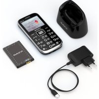 Кнопочный телефон Maxvi B6ds up (черный)