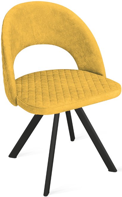 

Стул Трия Гэтсби К2 (черный муар/микровелюр Wellmart Yellow)