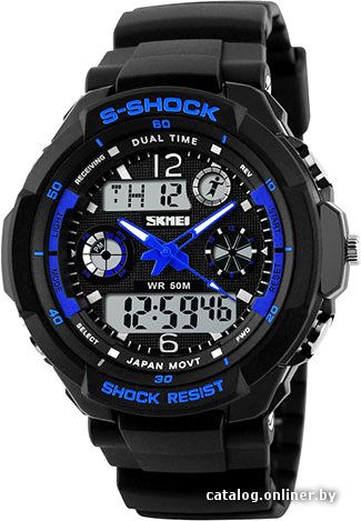 Наручные часы Skmei S-Shock 0931 (черный/синий)