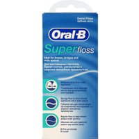 Зубная нить Oral-B Super Floss (50 нитей)