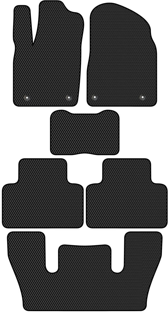 

Комплект ковриков для авто Alicosta Dodge DURANGO III (suv / 3) 2011 - Н.В. +3 ряд (черный, ромб)