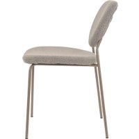 Стул Stool Group Gigi DRC-9155-B (темно-серый букле/ножки серые)