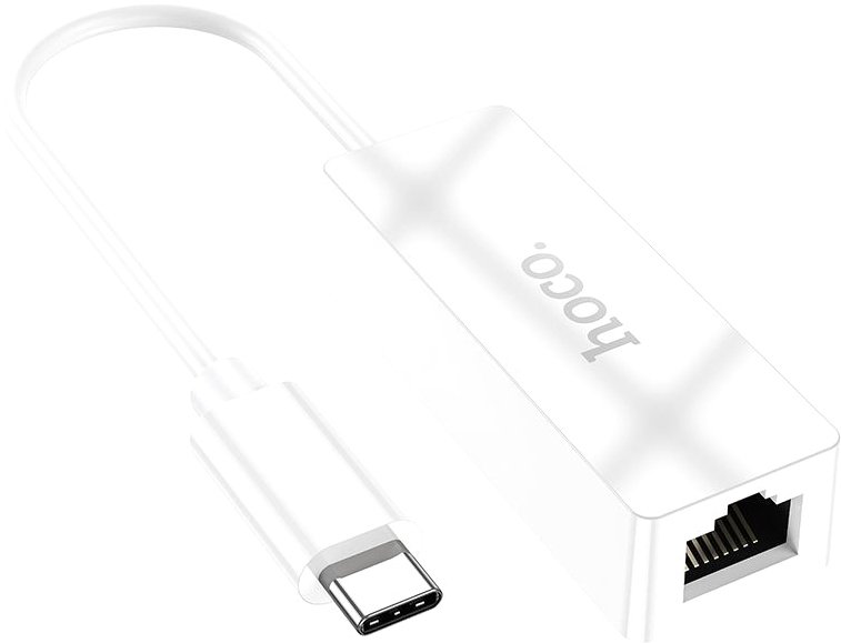 

Кабель Hoco UA22 USB Type-C - RJ45 (0.15 м, белый)