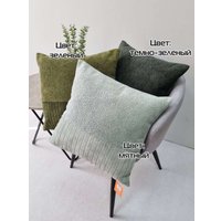 Чехол на подушку Matex Tufted Velvet ALEX-51 (темно-зеленый)