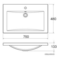Умывальник Florentina Анита 750