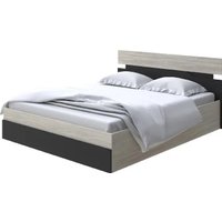 Кровать PROxSON Milton с ПМ 160x190 (ясень шимо светлый/черный)
