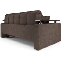 Диван Мебель-АРС Аккордеон Бакли НПБ 155x200 (бархат шоколадный Star Velvet 60 Coffee)