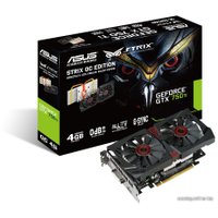 Видеокарта ASUS GeForce GTX 750 Ti OC 4GB GDDR5 (STRIX-GTX750TI-DC2OC-4GD5)