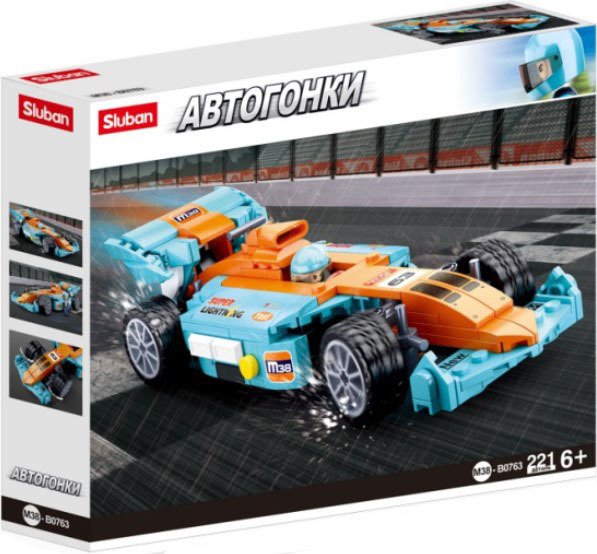 

Конструктор Sluban Автогонки M38-B0763 Спортивный автомобиль