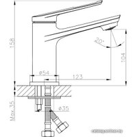 Смеситель Haiba HB10548-7 (черный)