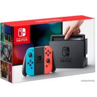 Игровая приставка Nintendo Switch (с неоновыми Joy-Con)