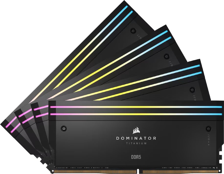 

Оперативная память Corsair Dominator Titanium RGB 4x24ГБ DDR5 6000 МГц CMP96GX5M4B6000C30