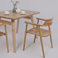 Кухонный стол Оримэкс Лондон-М 1200-1600x800 (светлый бук без тонировки/светлый бук)