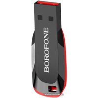 USB Flash Borofone BUD2 32GB (черный/красный)