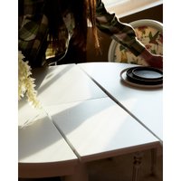 Кухонный стол Виста Вена 90x90/120 (белый)