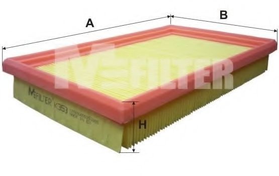 

Воздушный фильтр Mfilter K353