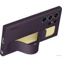 Чехол для телефона Samsung Standing Grip Case S24 Ultra (темно-фиолетовый)