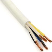 Провод силовой Автопровод ПВС-Т 5x4 (100 м, белый)