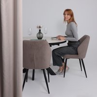 Стул Мамадома Michael (b05 Latte Lux/черный)