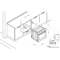 Газовый духовой шкаф Korting OGG771CFW