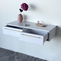 Туалетный столик без зеркала Shtabe Royal 5210 эко (белый/р.золото)