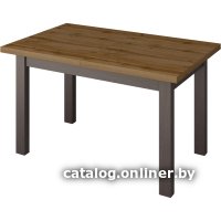 Кухонный стол Senira Кастусь 100-130x60 (дуб вотан/венге)