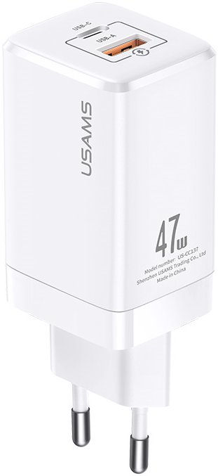 

Сетевое зарядное Usams US-CC137 T41 (белый)