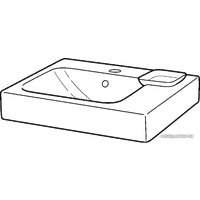 Умывальник Keramag iCon F124050000 50x48.5