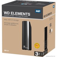 Внешний накопитель WD Elements Desktop 3TB (WDBWLG0030HBK)