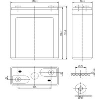 Аккумулятор для ИБП Delta STC 100 (2В/100 А·ч)