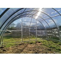 Теплица КомфортПром двухстворчатая 40x20/1 6x6 м (TitanPlast 3.8 мм)