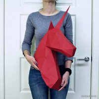 PaperCraft PAPERRAZ Единорог Гранат