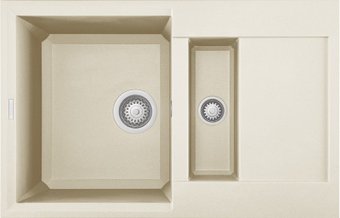 Кухонная мойка Elleci Easy 325 Bianco Antico 62