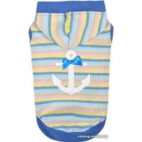 Футболка Pinkaholic Maire с капюшоном NAWA-TS7710-BL-S (синий)