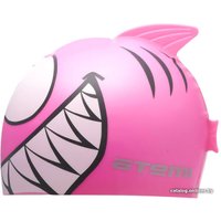 Шапочка для плавания Atemi FC204 (рыбка/розовый)