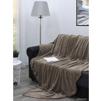 Плед Tex Republic FF FNJq BR2 2022 18-1017 200x220 см (коричневый)