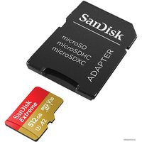 Карта памяти SanDisk Extreme SDSQXA1-512G-GN6MA 512GB (с адаптером)