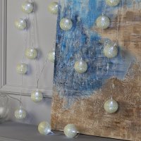 Светодиодная гирлянда Luazon Нить 5 м Клубки золотистые 5985174 (белый)