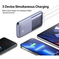 Внешний аккумулятор Baseus Bipow Pro Digital Display Fast Charge 10000mAh (фиолетовый)