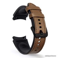 Ремешок Rumi Comfort гибридный для Samsung Galaxy Watch4/5/6 (20 мм, коричневый)