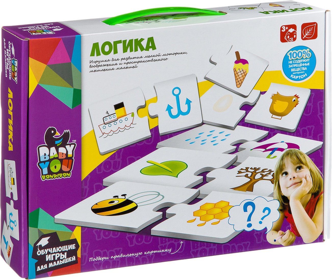 

Мозаика/пазл Bondibon Baby You Логика ВВ2827