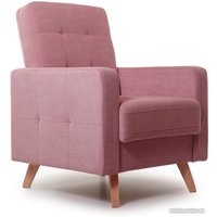 Интерьерное кресло Krones Тесей (велюр пыльной розы)