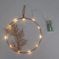 Подвеска AksHome Тип 7 Круг с веткой D20см 13LED 2АА