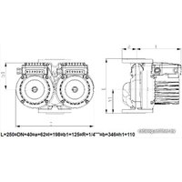 Циркуляционный насос IMP Pumps GHNDbasic II 40-40F