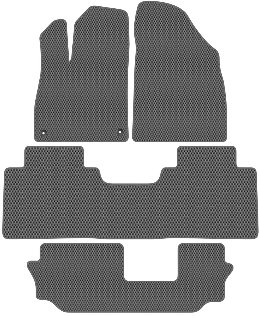 

Комплект ковриков для авто Alicosta GAC GS8 II (suv) 2023 - Н.В. +3 ряд (серый, ромб)
