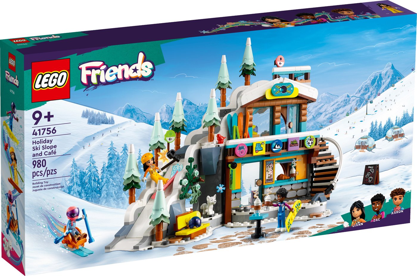 

Конструктор LEGO Friends 41756 Каникулы: Лыжная трасса и кафе