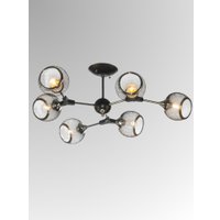 Люстра средней высоты Aitin Pro НПБ 02-6x60-105 N6093/6 (черный/хром)