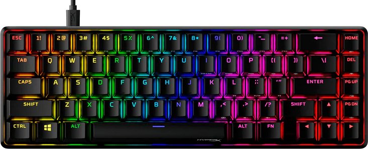 

Клавиатура HyperX Alloy Origins 65 (HyperX Aqua, нет кириллицы)
